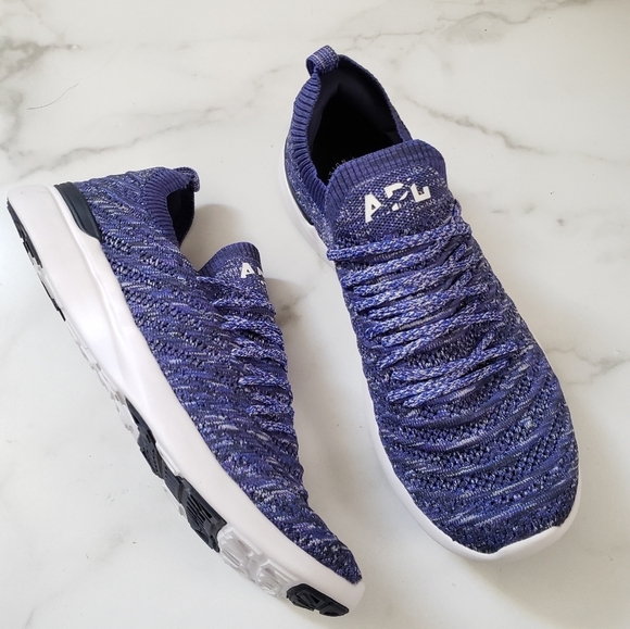 APL Techloom Knit Wave Shoe Sneaker Purple Blue Size 9.5 - Picture 3 of 9